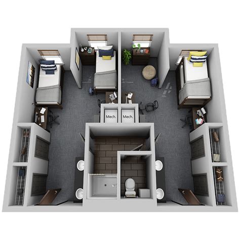 4-Person Suite: