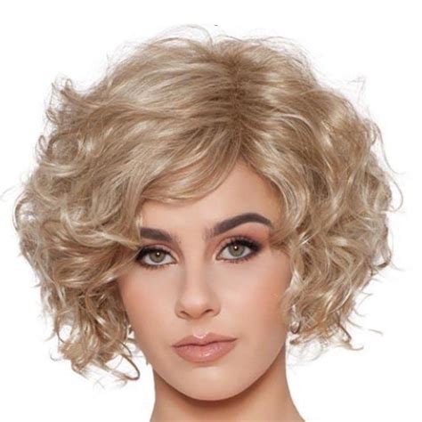 4-in-1 Convenient Blonde Curly Wigs For Cancer Patients in 2025