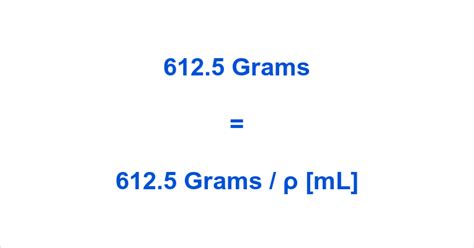 4.5 g to ml