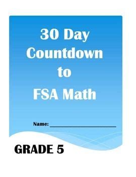 40 Day Countdown To Fcat Math 5th Grade Answer Key PDF