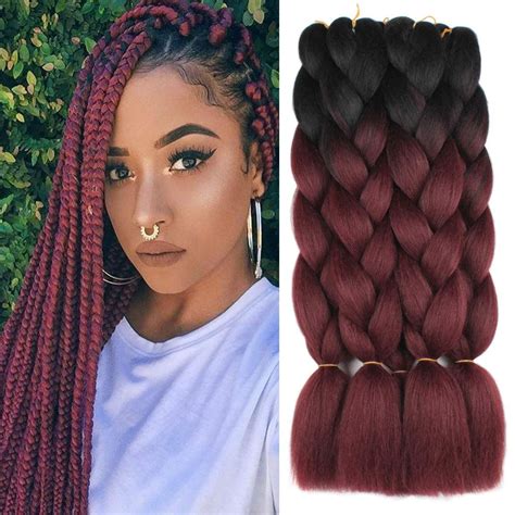 40 Stunning Synthetic Hair Extension Braiding Styles for 2022