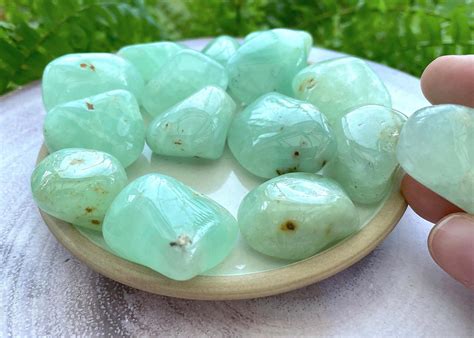 40 Surprising Uses of Prehnite Tumbled Stones