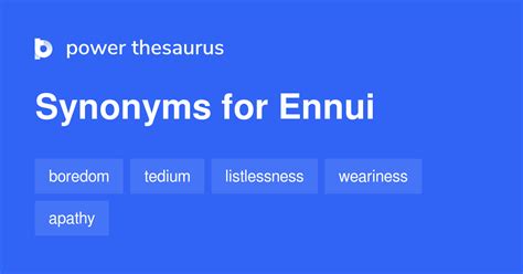 40 Synonym Alternatives to "Ennui" for a Dazzling Word: Your Vocabulary Unlocked