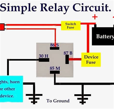 40 amp horn relay schematic Doc