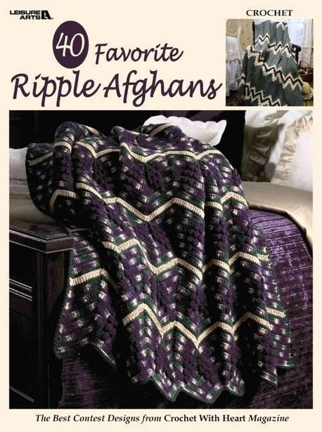 40 favorite ripple afghans leisure arts 3338 Kindle Editon