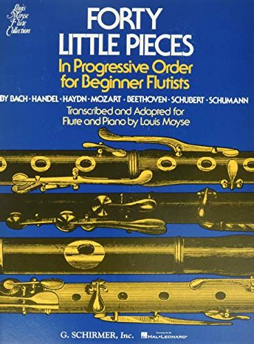 40 little pieces in progressive order louis moyse flute collection Reader