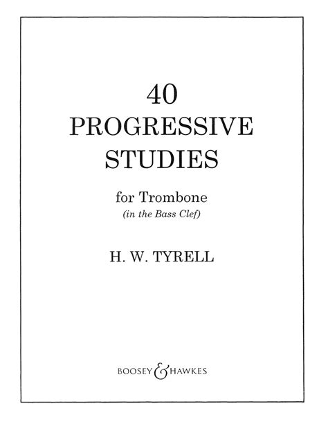 40 progressive studies for trombone in the bass clef Doc