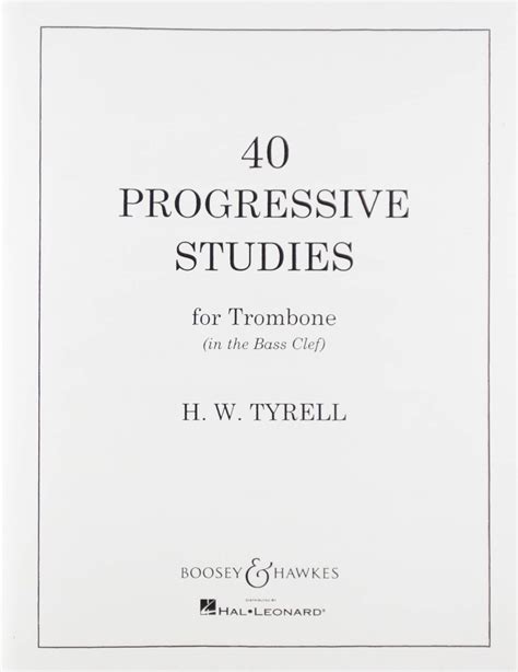 40 progressive studies for trombone in the bass clef Doc