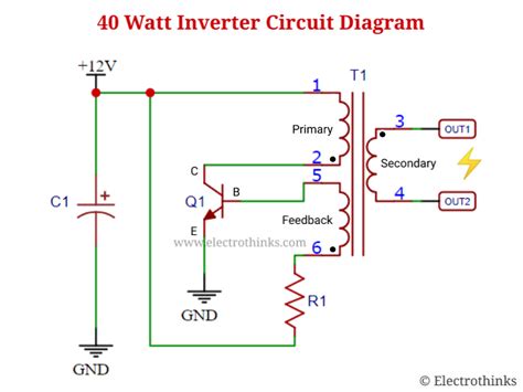 40 watt inverter circuit diagram PDF