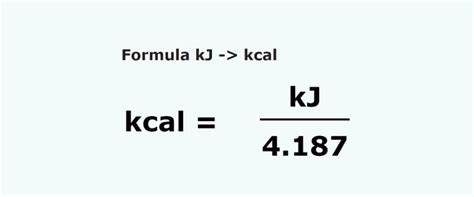 400 kJ to kcal: A Comprehensive Guide