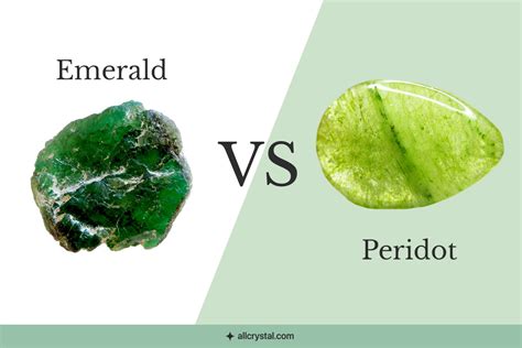 40002025: Light Green Crystals VS Emerald Crystals