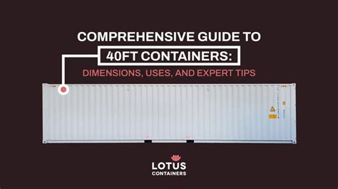 40ft in Meters: A Comprehensive Guide to Conversion and Applications