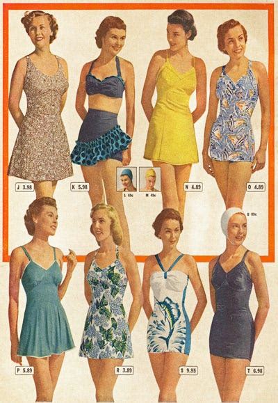 40s Bathing Suits: A Retro Revival