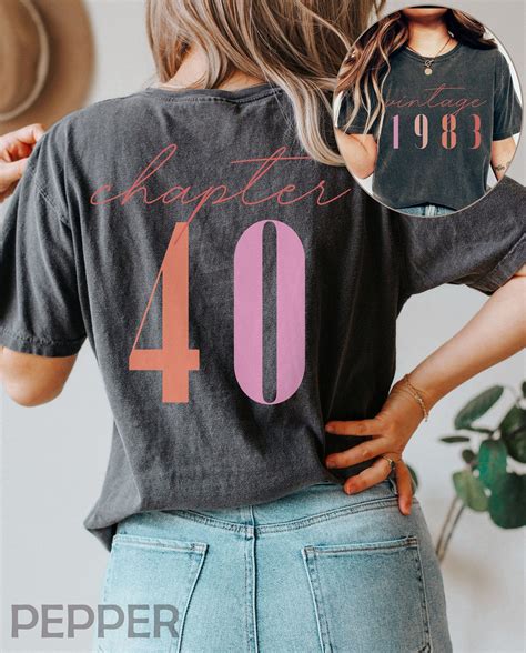 40th Birthday Shirts for Women: A Guide to Finding the Perfect Fit