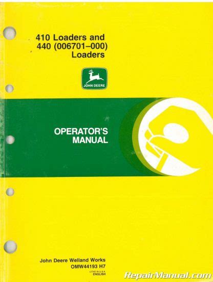 410 deere repair manual Kindle Editon