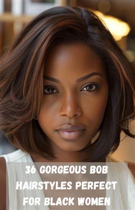 42 Short Black Hairstyles Bob for a Chic and Modern Look