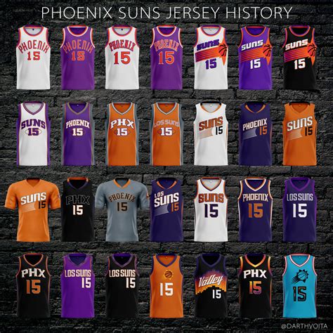 42 Suns Jerseys That Prove the Best Jersey in Sports