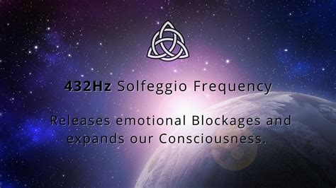 432 Hz (Solfeggio frequency):