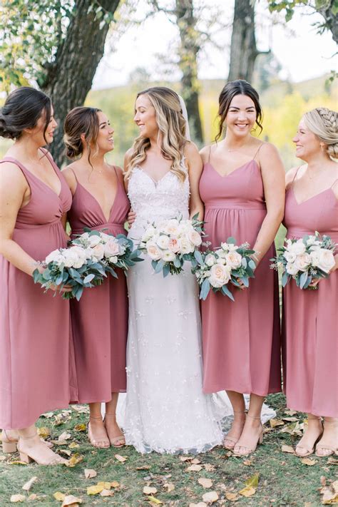 44 Dreamy Dusty Rose Bridesmaid Dresses That Will Sweep You Off Your Feet