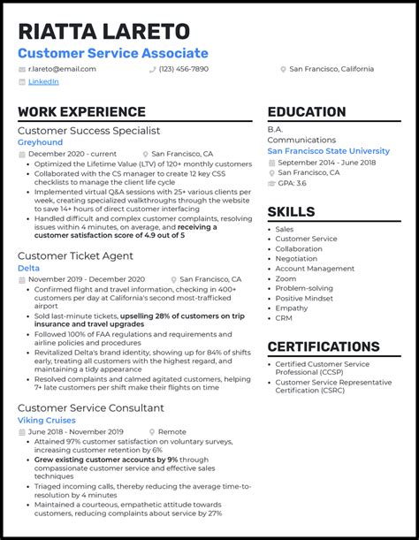 45 Customer Service Resume Summary Examples for 2025: Power Up Your Job Search