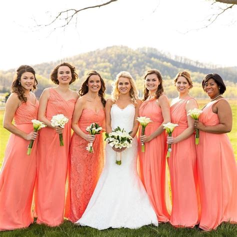 47 Coral Bridesmaid Dresses for an Unforgettable Wedding