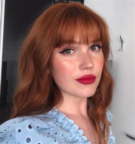 47 Unbelievable Bangs Red Hair Transformations That Will Make You Want to Chop Your Locks