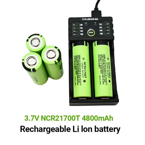 4800mAh Rechargeable Li ion Battery Charger Reader