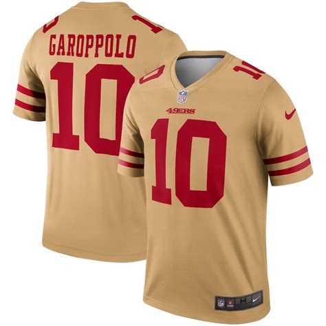 49ers gold jersey