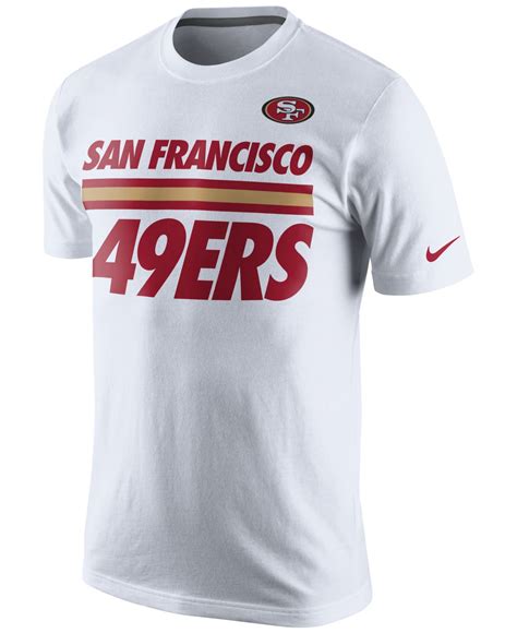 49ers white t shirt