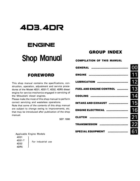 4D30 ENGINE SPECIFICATIONS Ebook Doc