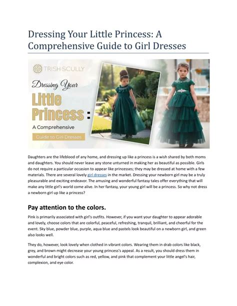 4T Dresses: The Ultimate Guide to Dressing Your Little Princess