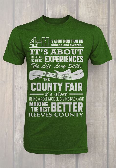 4h shirt designs