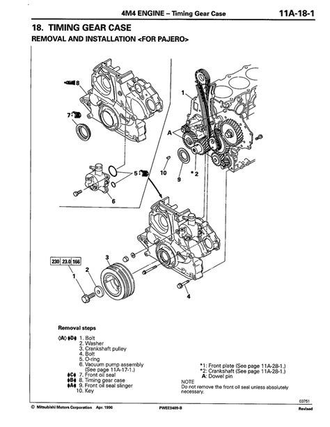 4m40 engine timing diagram PDF