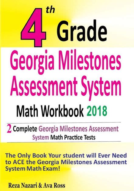 4th Grade Georgia Milestones Assessment System Math Workbook 2018 The Most Comprehensive Review for the Math Section of the GMAS TEST Kindle Editon