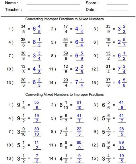 4th Grade Math Answers PDF