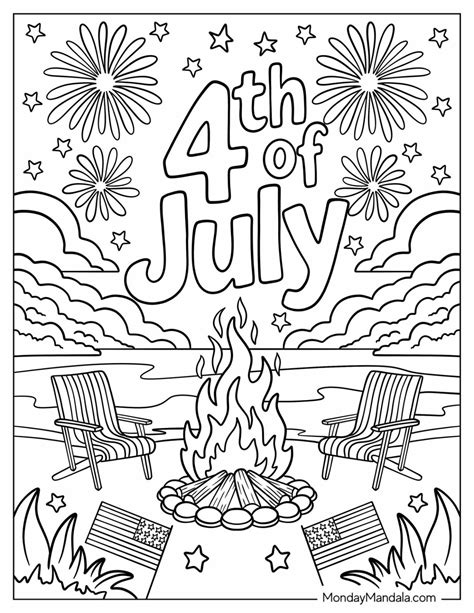 4th July Coloring Pages Printable
