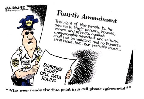 4th amendment cartoon
