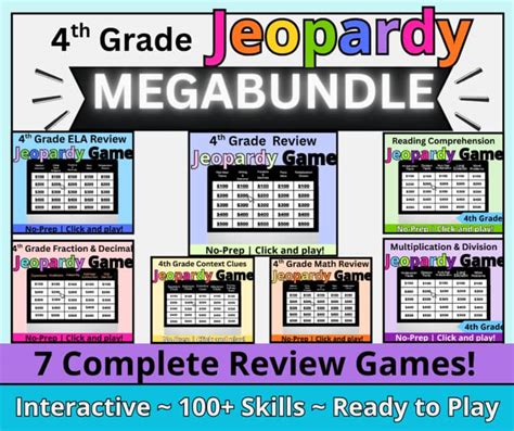 4th grade ela jeopardy games Epub