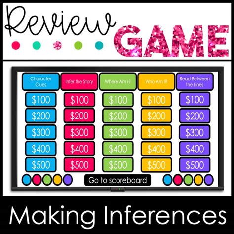 4th grade inferences jeopardy game Kindle Editon