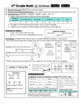 4th grade math crct study guide ga PDF