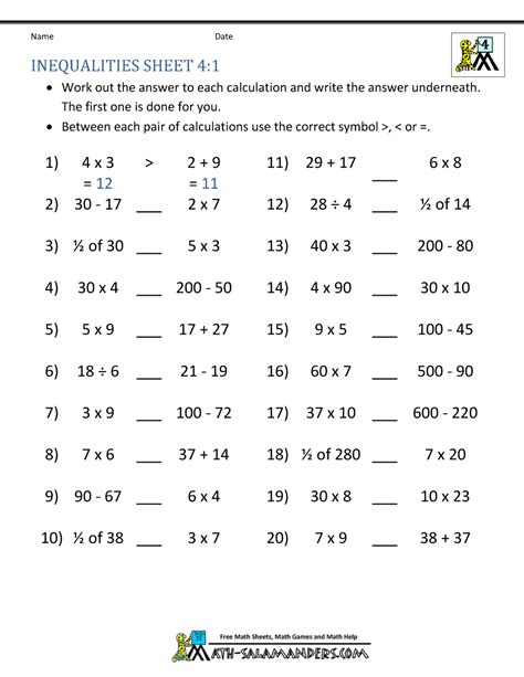 4th grade math problems Epub