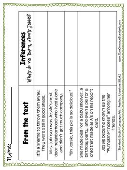 4th grade rl common core passages Reader
