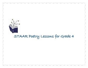 4th grade staar poetry lessons Kindle Editon