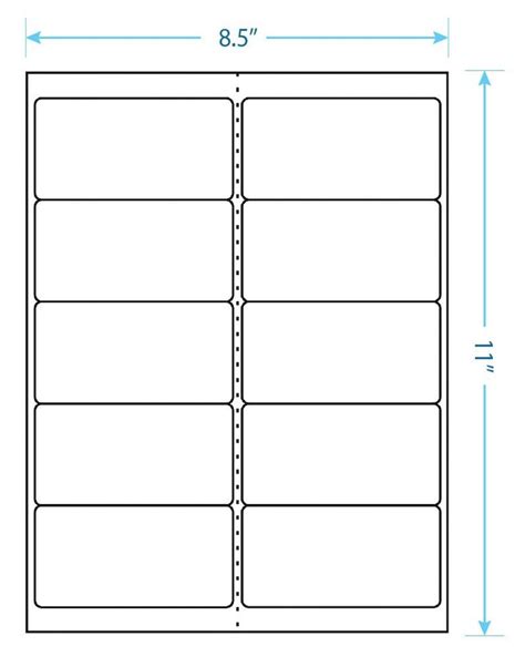 4x2 Label Template