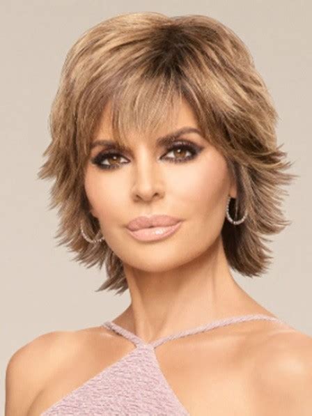 5" Lace Front Synthetic Short Brown Lisa Rinna Wigs