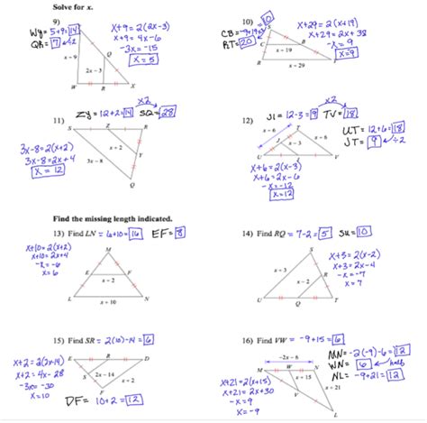 5 1 Practice Midsegments Of Triangles Answers Kindle Editon