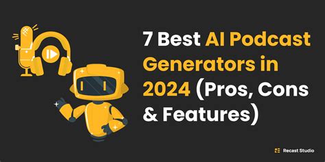 5 Best Podcast Generator AI Tools