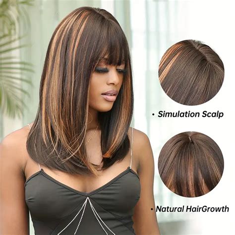 5 Best Synthetic Brown Straight Wigs For Cancer In 2025