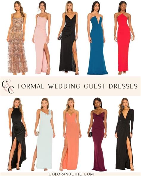 5 Chic Formal Dresses for Wedding Guests: A Style Guide