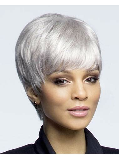 5 Convenient Lace Front Cropped Synthetic Grey Wigs for 2025